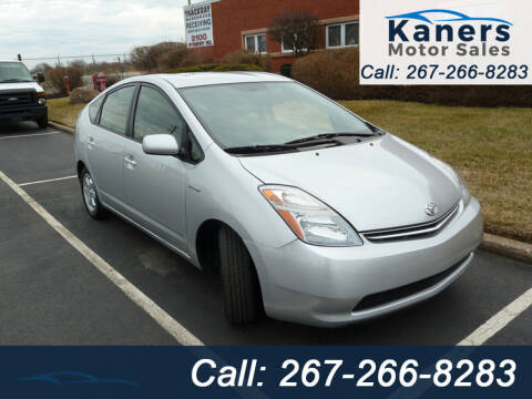 2007 Toyota Prius for sale at Kaners Motor Sales in Huntingdon Valley PA
