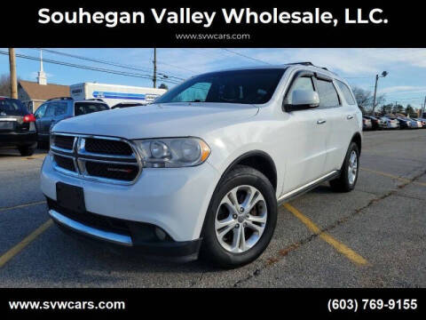 2013 Dodge Durango for sale at Souhegan Valley Wholesale, LLC. in Derry NH