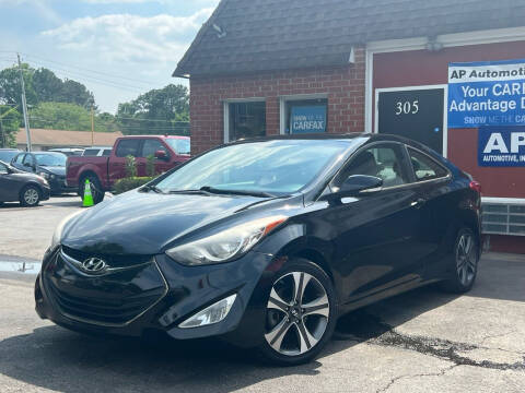 2013 Hyundai Elantra Coupe for sale at AP Automotive in Cary NC