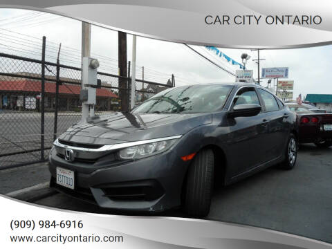 2016 Honda Civic for sale at Car City Ontario in Ontario CA