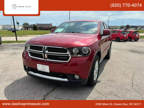 2011 Dodge Durango for sale at Da Silva Prime Auto in Green Bay WI