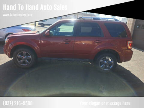 2009 Ford Escape for sale at Hand To Hand Auto Sales in Piqua OH