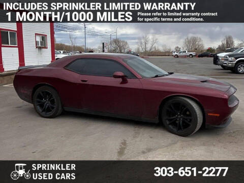 2017 Dodge Challenger for sale at Sprinkler Used Cars in Longmont CO