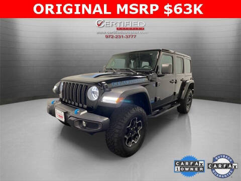 2021 Jeep Wrangler Unlimited for sale at CERTIFIED AUTOPLEX INC in Dallas TX