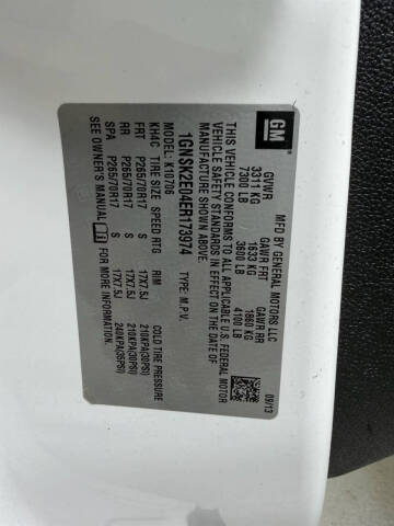 2014 Chevrolet Tahoe Special Service