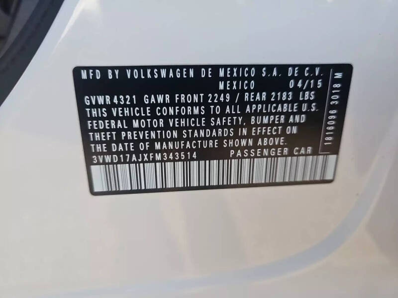 2015 Volkswagen Jetta