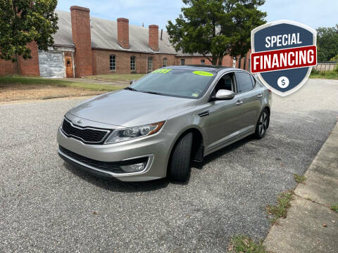 2013 Kia Optima Hybrid for sale at NORTH END MOTORS in Newport News VA