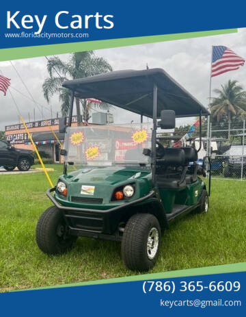 2017 E-Z-GO Shuttle 6 for sale at Key Carts in Homestead FL