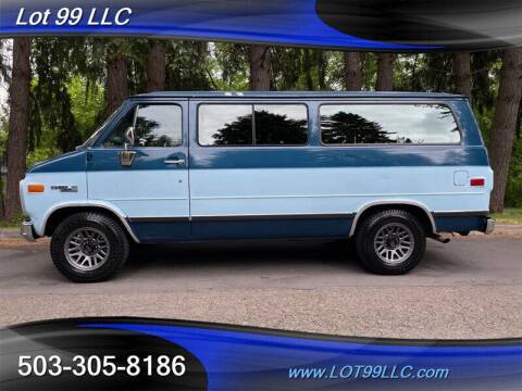 1992 GMC Rally Wagon for sale at LOT 99 LLC in Milwaukie OR