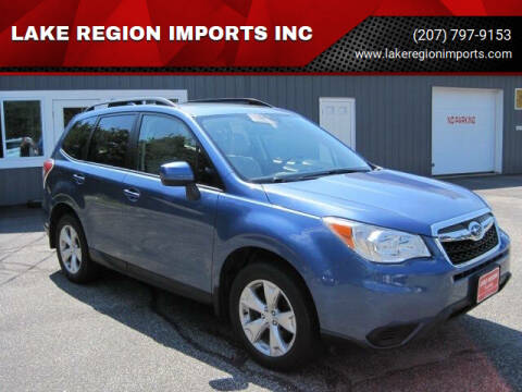 2016 Subaru Forester for sale at LAKE REGION IMPORTS INC in Westbrook ME