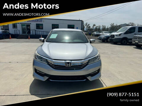 2017 Honda Accord for sale at Andes Motors in Bloomington CA
