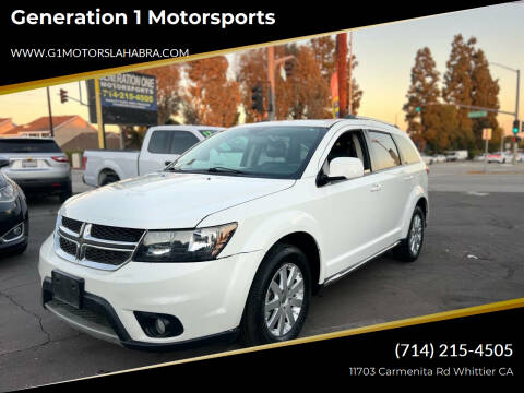 2018 Dodge Journey for sale at Generation 1 Motorsports in Whittier CA