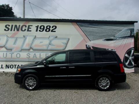 2015 Chrysler Town and Country for sale at Pyles Auto Sales in Kittanning PA