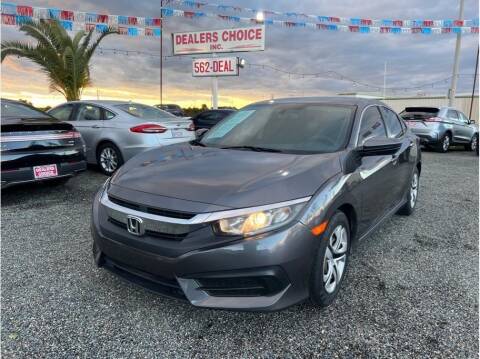 2018 Honda Civic for sale at Dealers Choice Inc in Farmersville CA
