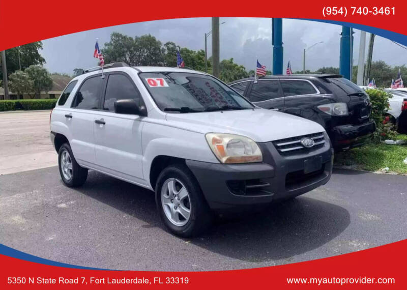2007 Kia Sportage for sale at AUTO PROVIDER in Fort Lauderdale FL