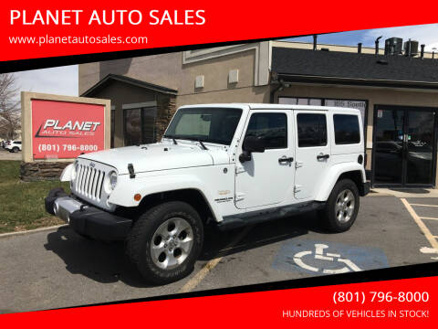 2015 Jeep Wrangler Unlimited for sale at PLANET AUTO SALES in Lindon UT