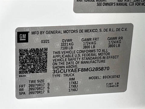 2021 Chevrolet Silverado 1500