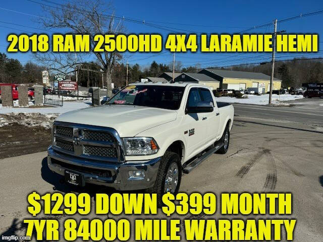 2018 RAM 2500 for sale at D&D Auto Sales, LLC in Rowley MA