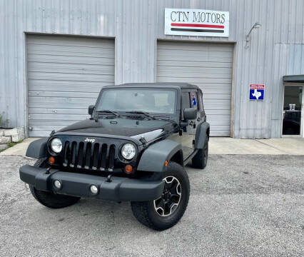 2011 Jeep Wrangler Unlimited for sale at CTN MOTORS in Houston TX