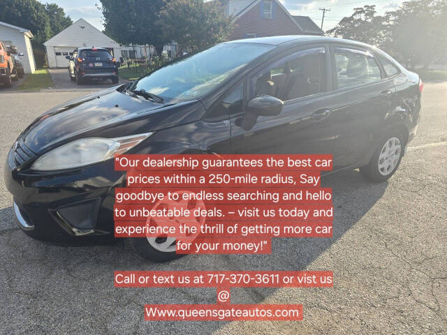 2011 Ford Fiesta for sale at QUEENSGATE AUTO SALES in York, PA