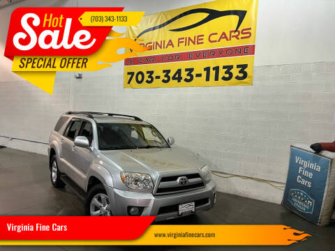 2006 Toyota 4Runner for sale at Virginia Fine Cars in Chantilly VA