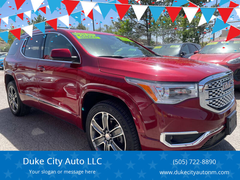 2019 GMC Acadia for sale at Duke City Auto LLC in Gallup NM