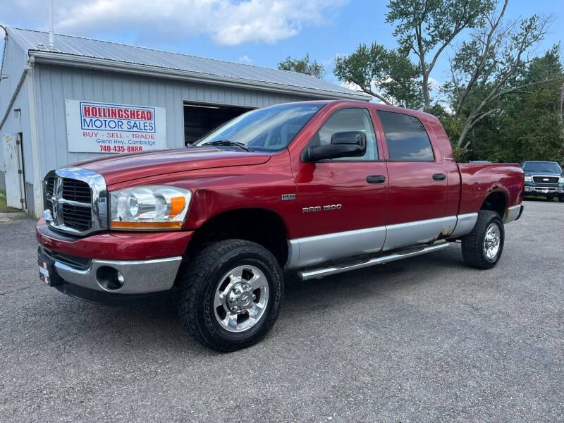 2006 Dodge Ram Pickup 1500 for sale at HOLLINGSHEAD MOTOR SALES in Cambridge OH