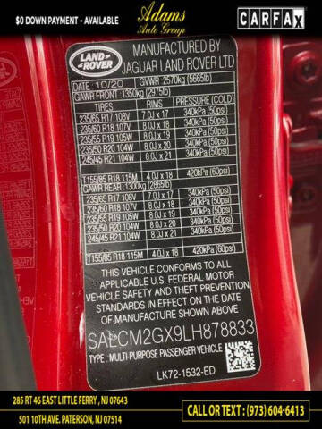 2020 Land Rover Discovery Sport P290 HSE R-Dynamic