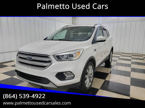 2018 Ford Escape for sale at Palmetto Used Cars in Piedmont SC