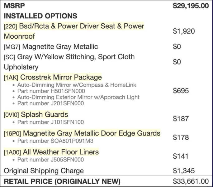 2024 Subaru Crosstrek Sport