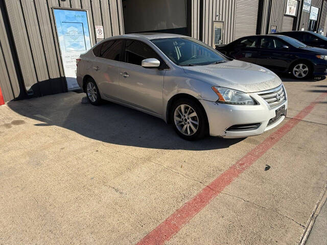 2015 Nissan Sentra for sale at Chrome Auto in Houston, TX