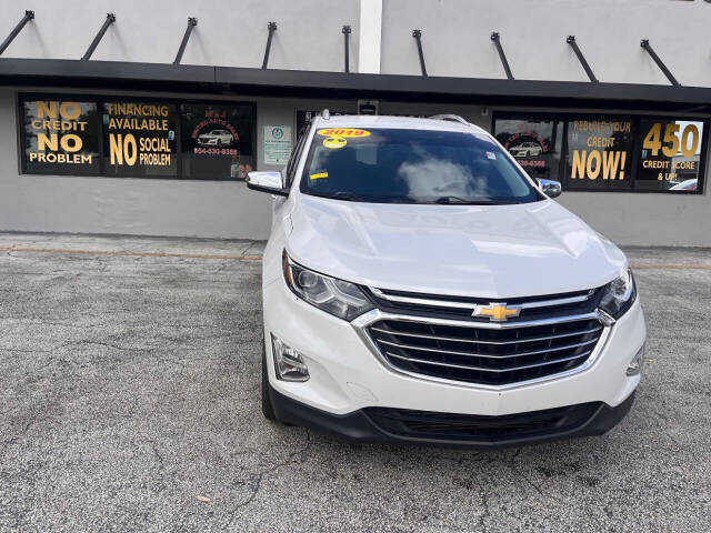 2019 Chevrolet Equinox for sale at M & J UNITED AUTO SALES in LAUDERDALE LAKES, FL