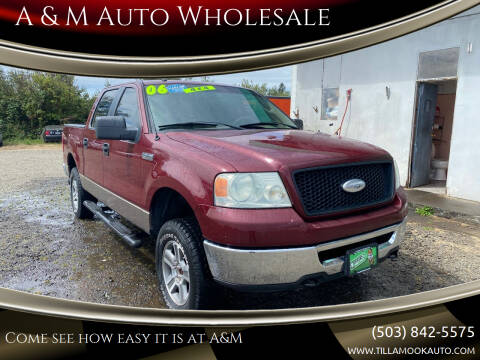 2006 Ford F-150 for sale at A & M Auto Wholesale in Tillamook OR