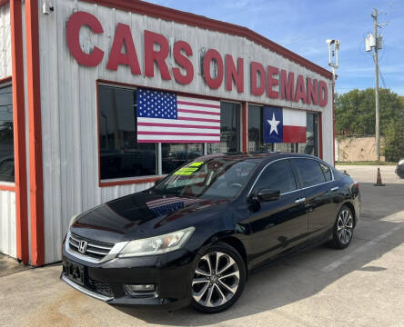 2015 Honda Accord for sale at Cars On Demand 2 in Pasadena TX