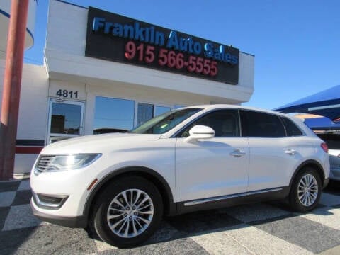 2016 Lincoln MKX for sale at Franklin Auto Sales in El Paso TX