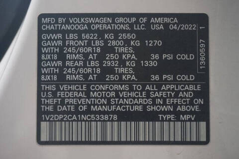 2022 Volkswagen Atlas SE