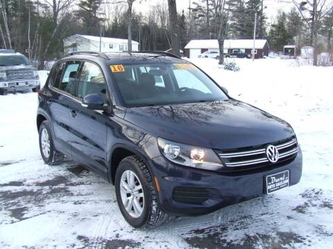 2016 Volkswagen Tiguan for sale at DUVAL AUTO SALES in Turner ME