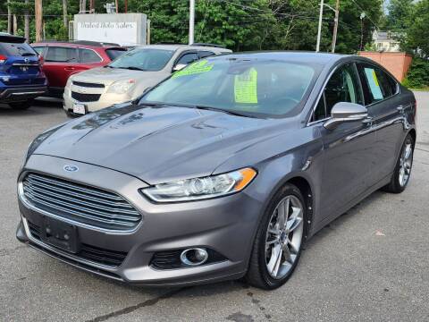 2013 Ford Fusion for sale at United Auto Sales & Service Inc in Leominster MA