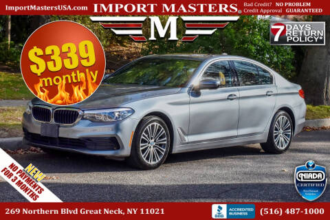 2019 BMW 5 Series for sale at Import Masters in Great Neck NY