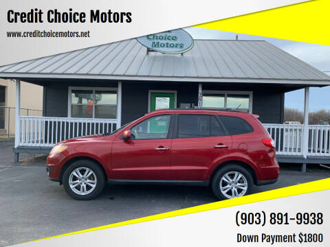 2010 Hyundai Santa Fe for sale at Credit Choice Motors in Sherman TX