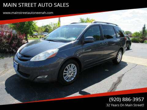 2008 Toyota Sienna for sale at MAIN STREET AUTO SALES in Neenah WI