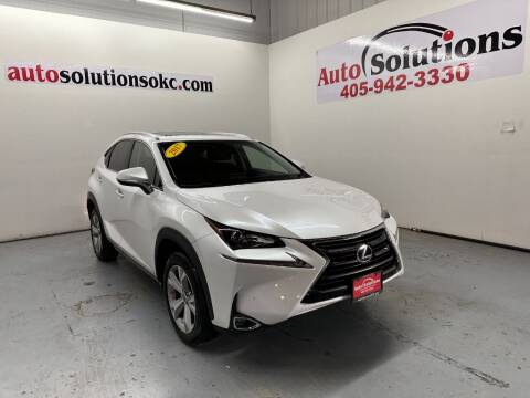 2017 Lexus NX 200t for sale at Auto Solutions in Warr Acres OK