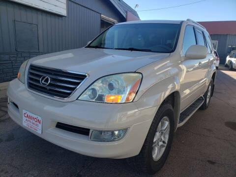 2003 Lexus GX 470 for sale at Canyon Auto Sales LLC in Sioux City IA