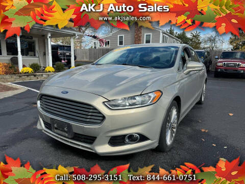 2015 Ford Fusion for sale at AKJ Auto Sales in West Wareham MA