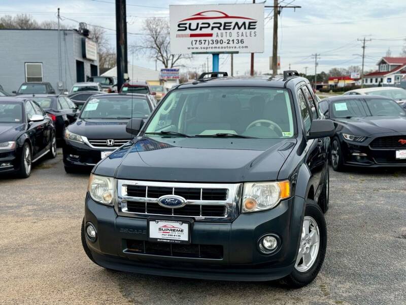 2009 Ford Escape for sale at Supreme Auto Sales in Chesapeake VA