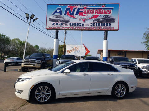 2013 Lincoln MKZ Hybrid for sale at ANF AUTO FINANCE in Houston TX