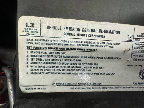 1972 Chevrolet Corvette