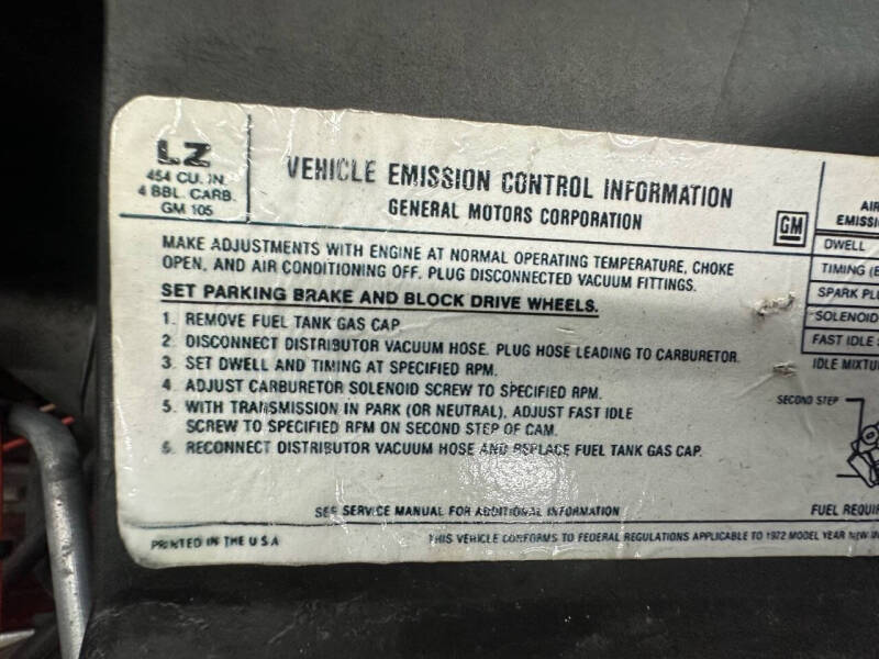 1972 Chevrolet Corvette