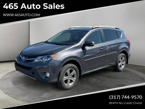 2015 Toyota RAV4 for sale at 465 Auto Sales in Indianapolis IN