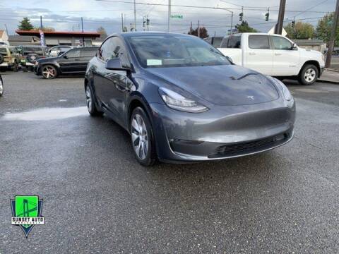 2020 Tesla Model Y for sale at Sunset Auto Wholesale in Tacoma WA